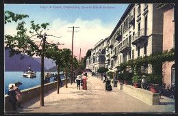 Cartolina Cadenabbia, Grands Hotels Bellevue, Dampfer Auf Dem Lago Di Como  - Como