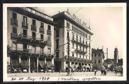 Cartolina Pallanza, Hotel Saint Gothard E Belle Vue  - Autres & Non Classés