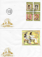 Chess  FDC ; Spain - Schach