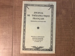 Journal De Thérapeutique Français Juin 1942 - Santé