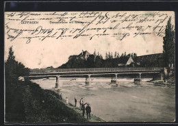 AK Oepfingen, Donaubrücke Mit Wehr  - Autres & Non Classés