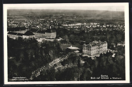 AK Gotha, Blick Auf Schloss Und Museum  - Gotha