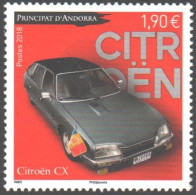 2018 841 French Andorra Classic Cars - Citroën CX MNH - Unused Stamps