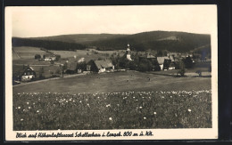 AK Schellerhau I. Erzgeb., Ortspartie Mit Kirche  - Schellerhau