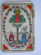 Devotieprentje Image Pieuse Montaigu Scherpenheuvel Onze-Lieve-Vrouw Ingekleurd Gebed 1847 Lith De H. Verbeyst  (559) - Devotion Images