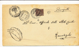 1914 CASTAGNARO VERONA DC + TIMBRO ARALDICO - Poststempel