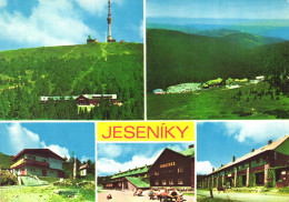 JESENIK, MULTIPLE VIEWS, ARCHITECTURE, TOWER, CZECH REPUBLIC, POSTCARD - Czech Republic