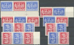 ALLIIERTE BES. WZd 1 - SZd 4 **, 1948, Exportmesse, Alle 8 Zusammendrucke Komplett, Postfrisch, Pracht, Mi. 204.- - Other & Unclassified