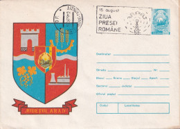 A24833 - Flag Of Arad Cover Stationery Romania 1987 - Interi Postali