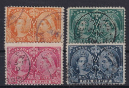 CANADA 1897 - Canceled - Sc# 51-54 - Used Stamps