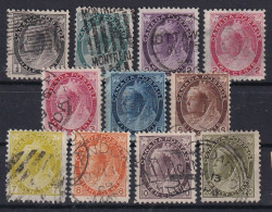 CANADA 1898-1902 - Canceled - Sc# 74-84 - Gebraucht