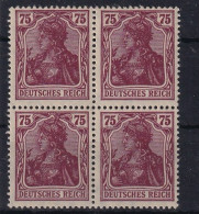 DEUTSCHES REICH 1920 - MNH  - Mi 148 - Bloc Of 4! - Ongebruikt