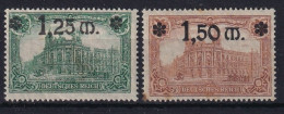 DEUTSCHES REICH 1920 - MLH - Mi 116, 117 - Nuevos