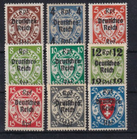 DEUTSCHES REICH 1939 - MLH - Mi 716-727 - Unused Stamps
