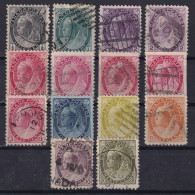 CANADA 1898-1902 - Canceled - Sc# 74-84, 77a - Used Stamps