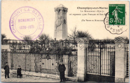 94 CHAMPIGNY SUR MARNE Cartes Postales Anciennes [REF/44529] - Autres & Non Classés