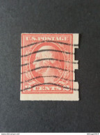 USA US UNITED STATE 1916 WASHINGTON 2 CENT ROSE-RED PERFORATIONS SCHERMACK TY IMPERF. - Gebraucht
