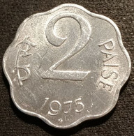 INDE - INDIA - 2 PAISE 1975 - KM 13.6 - Hyderabad - India