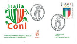 ITALIA 2014 FDC VENETIA  LO SPORT ITALIANO 100° CONI - FDC