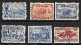● AUSTRALIA 1934 / 61  Vari  N. 95, 97, 98, 108, 124, 274 Usati  Cat. 39,00 € ️ Lotto N. 1744 ️ - Used Stamps