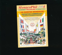 Monacophil 2004 - Raretés Mondiales Philatélie Classique Et Moderne - Illustration Patrice Merot - Beursen Voor Verzamellars