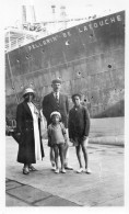 Photographie Photo Vintage Snapshot Paquebot Pellerin De Latouche St Nazaire - Bateaux