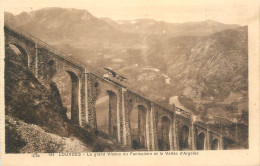 Postcard France Lourdes Viaduc Du Funiculaire Train - Lourdes