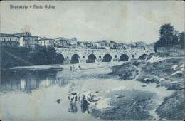 Bv721 Cartolina Benevento Ponte Sul Calore Lavandaie 1927 Campania - Benevento