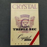 SPECIALITEE TRIPLE SEC LIKER - Crystal Beograd / Belgrade - Serbia, (Ex Yugoslavia), Label 1950's, Original (abl1) - Alcoli E Liquori