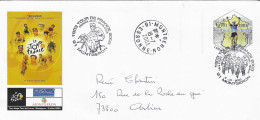 2003 Entier Postal "Centenaire Du Tour De France Cycliste": Fdc + Départ De Montgeron - Wielrennen