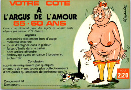 THEMES - HUMOUR GRIVOISERIE Carte Postale Ancienne [REF/48018] - Humor