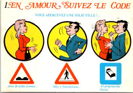THEMES - HUMOUR GRIVOISERIE Carte Postale Ancienne [REF/48006] - Humor