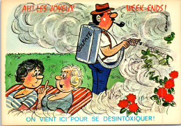 THEMES - HUMOUR GRIVOISERIE Carte Postale Ancienne [REF/47993] - Humour