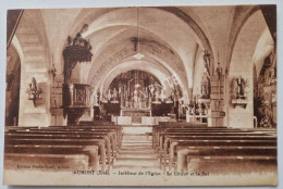 Carte Postale AUMONT - Intérieur De L'église - Aumont Aubrac