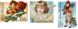 Finland Finnland Finlande 2013 Vintage Christmas Set Of 3 Stamps MNH - Nuevos