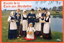 Recette Cuisine TARTE AUX MIRABELLES Costumes Lorraine CIM Carte Vierge TBE - Küchenrezepte