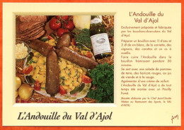 Recette Cuisine ANDOUILLE Du VAL D AJOL De J C Weber Le Val D Ajol 88 Vosges Carte Vierge TBE  Ste6789 - Küchenrezepte