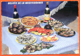 Recette Cuisine DELICES DE LA MEDITERRANEE Table Gastronomique Dentelée Lyna Paris TBE - Recettes (cuisine)