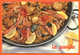 Recette Cuisine  LA PAELLA  Sira  A15  Carte Vierge TBE - Recipes (cooking)