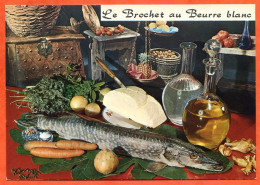 Recette Cuisine LE BROCHET AU BEURRE BLANC 75 Emilie BERNARD  Lyna  Carte Vierge TBE - Recettes (cuisine)