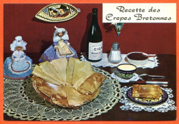 Recette Cuisine  LES CREPES BRETONNES 66 Emilie BERNARD  Lyna Carte Vierge TBE - Recipes (cooking)