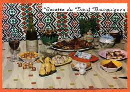 Recette Cuisine LE BOEUF BOURGUIGNON 39 Dentelée Emilie BERNARD Lyna Carte Vierge TBE - Recipes (cooking)