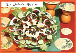 Recette Cuisine  LA SALADE NICOISE  Emilie BERNARD 36 Lyna Carte Vierge TBE - Recettes (cuisine)