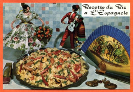 Recette Cuisine RIZ A L ESPAGNOLE 32 Emilie BERNARD Lyna Carte Vierge TBE - Recettes (cuisine)
