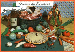 Recette Cuisine  LE COUSCOUS 34 Dentelée  Emilie BERNARD Lyna Carte Vierge TBE - Recipes (cooking)