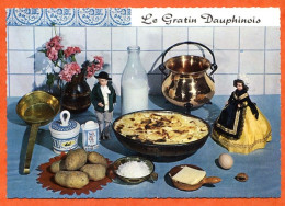 Recette Cuisine  LE GRATIN DAUPHINOIS 26 Dentelée Emilie BERNARD  Lyna Carte Vierge TBE - Ricette Di Cucina