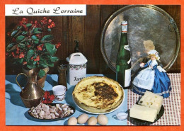 Recette Cuisine  LA QUICHE LORRAINE  23  Emilie BERNARD Lyna Carte Vierge TBE - Recettes (cuisine)