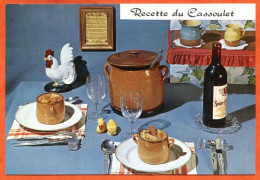 Recette Cuisine  LE CASSOULET 18  Emilie BERNARD Lyna  Carte Vierge TBE - Recettes (cuisine)