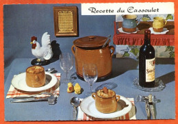 Recette Cuisine  LE CASSOULET 18 Dentelée Emilie BERNARD Lyna  Carte Vierge TBE - Recettes (cuisine)