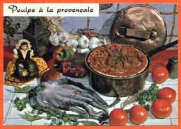 Recette Cuisine  POULPE A LA PROVENCALE 169 Emilie BERNARD  Lyna Carte Vierge TBE - Ricette Di Cucina